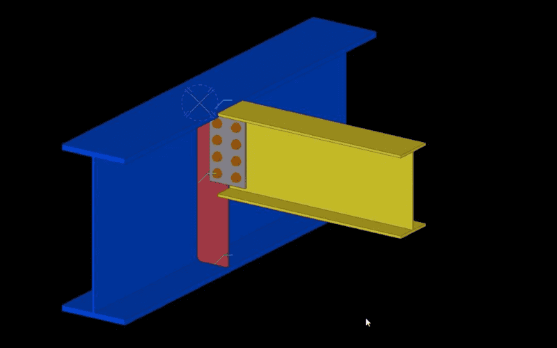 3D model beam splice