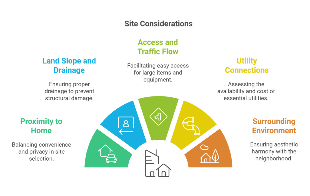 site considerations for metal building