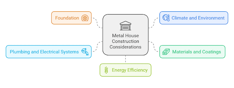 Considerations for building a metal house