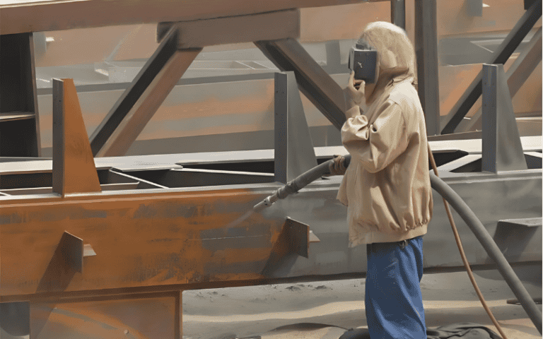 Industrial Rust Removal & Corrosion Protection for Steel Beams