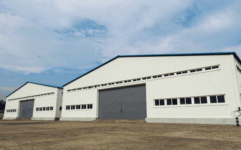 This is a outlook of Prefabricated Warehouse Buildings .