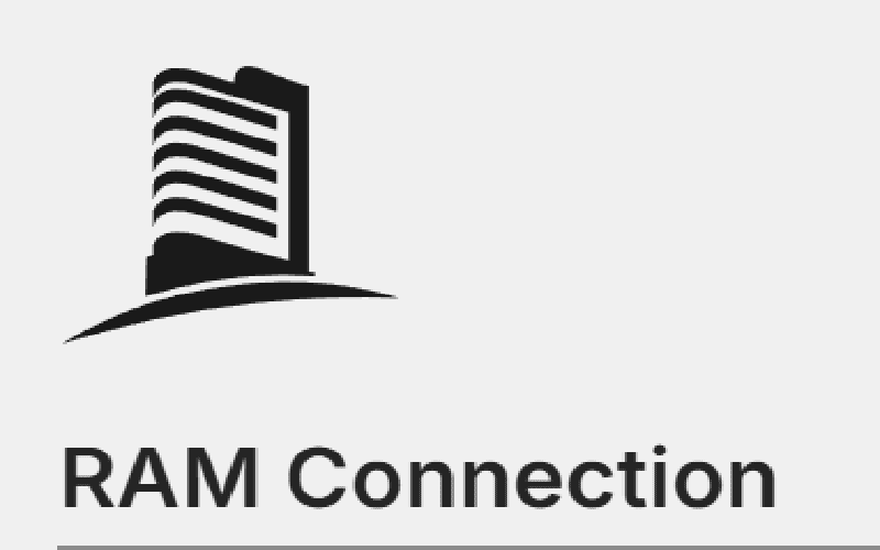 โลโก้ของ RAM Connection ออกแบบมาเพื่อการวิเคราะห์และออกแบบโหนดโครงสร้างเหล็ก