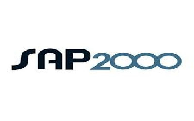 โลโก้ SAP2000 สำหรับการวิเคราะห์แบบคงที่และแบบไดนามิกของโครงสร้างเหล็ก รวมถึงการวิเคราะห์แผ่นดินไหวและแรงลม