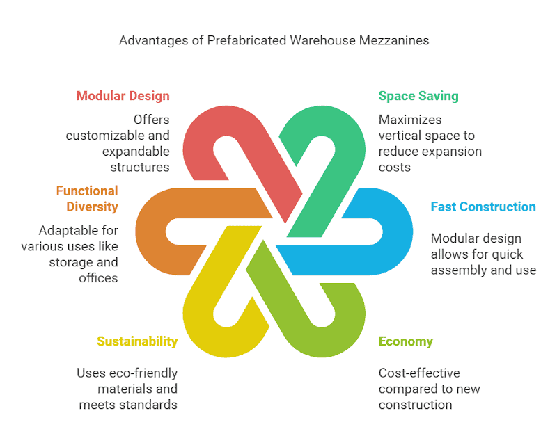 There are some advantages of What is Prefab Warehouse Mezzanine.