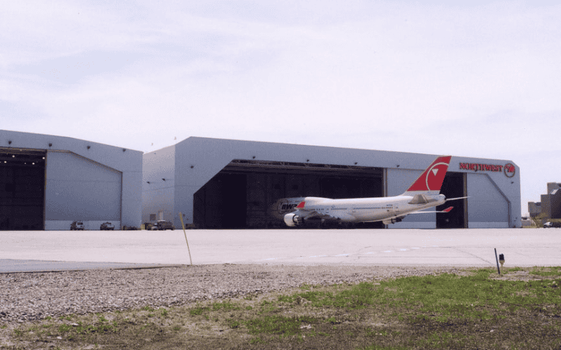 Boeing aircraft hangar