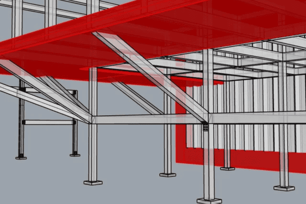 steel structure support system