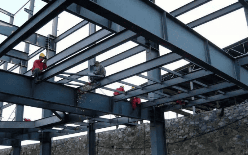 steel structure welded connections