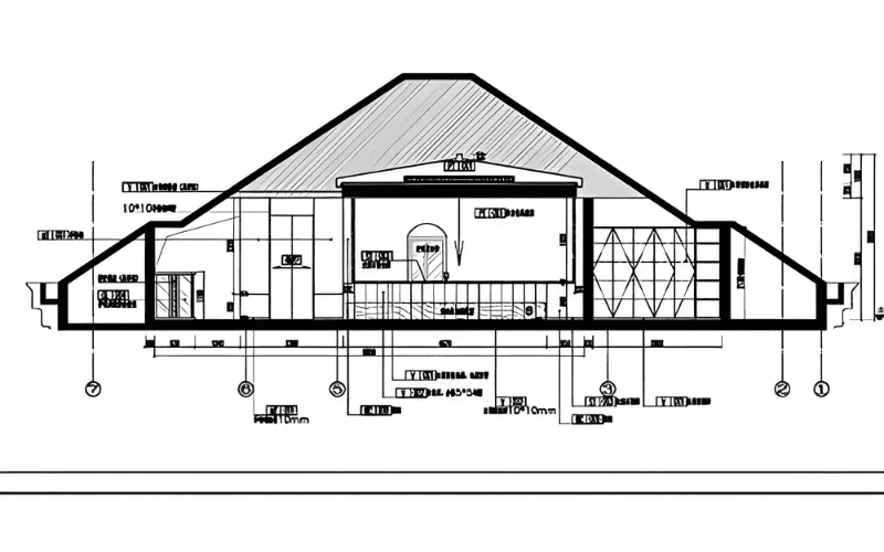 This is a storage loft in a metal building design. 